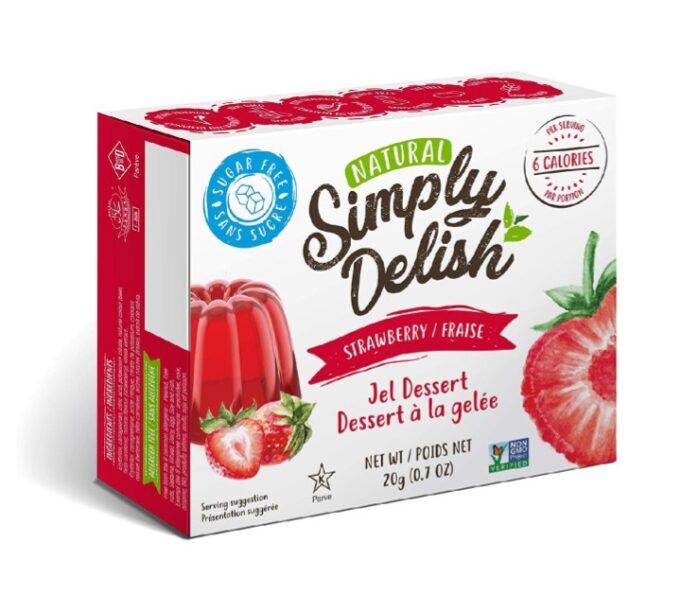 Simply Delish Jel Dessert Strawberry Flavour - 20g