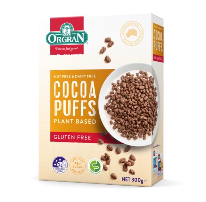 Orgran Gluten Free Cocoa Puffs - 300g